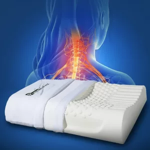 Orthopedisk kudde för nacksmärta av 100 % naturlatex